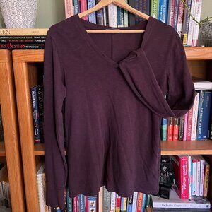 American Giant Premium Slub Long-Sleeved 100% Cotton Shirt -- Women's Small